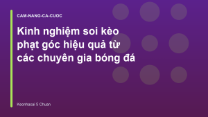 Read more about the article Kinh nghiệm soi kèo phạt góc hiệu quả từ các chuyên gia bóng đá